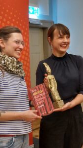 Bei der Preisverleihung