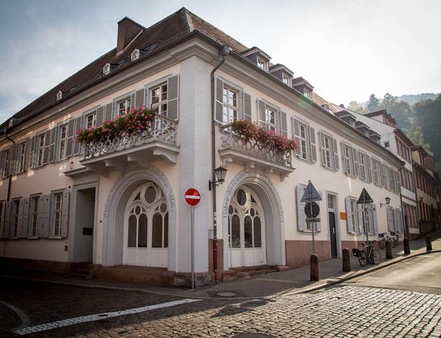 Das Bild zeigt das Graimbergpalais in der Heidelberger Altstadt.