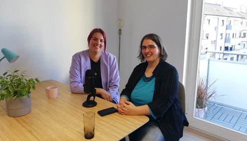 Zu sehen: Johannah Illgner (links) und Jana Stahl (rechts).