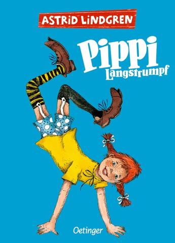 Das Cover zeigt eine Zeichentrick-Pippi-Langstrumpf auf den Händen.